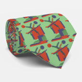 Jazz Art Deco TV Krawatte (Gerollt)