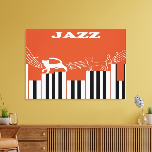 Jazz Art Leinwanddruck (Insitu (Wohnzimmer))