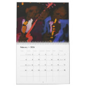 Jazz Art von E.J. Gold Kalender (Feb 2026)