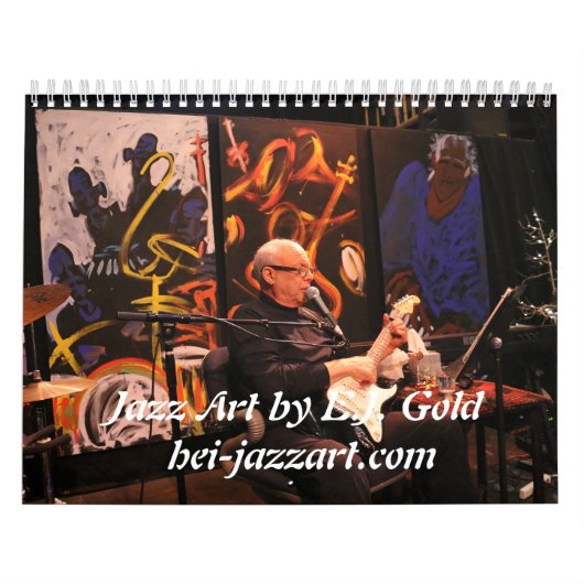 Jazz Art von E.J. Gold Kalender (Titelbild)