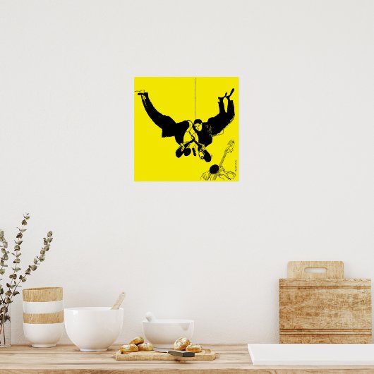 Jazz auf der Philharmonie Vintag Poster (Küche)