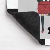 Jazz Baby Roaring '20s Flapper Mousepad (Ecke)