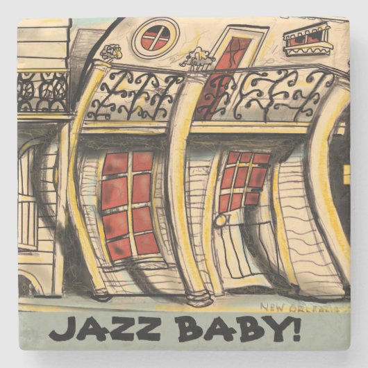 JAZZ-BABY STEINUNTERSETZER (Vorderseite)