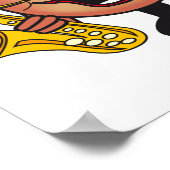 Jazz-Ball-Poster Poster (Ecke)