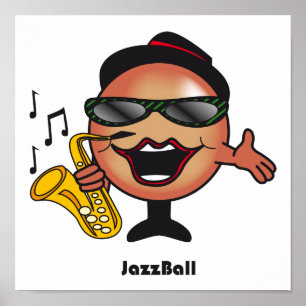 Jazz-Ball-Poster Poster
