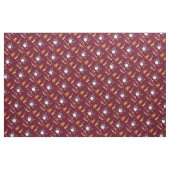 Jazz Band Instruments Musikerdekor Rot Stoff (Yard (91,4 cm))