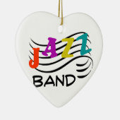Jazz-Band Keramik Ornament (Rechts)