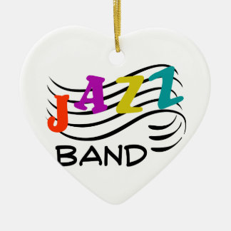 Jazz-Band Keramik Ornament
