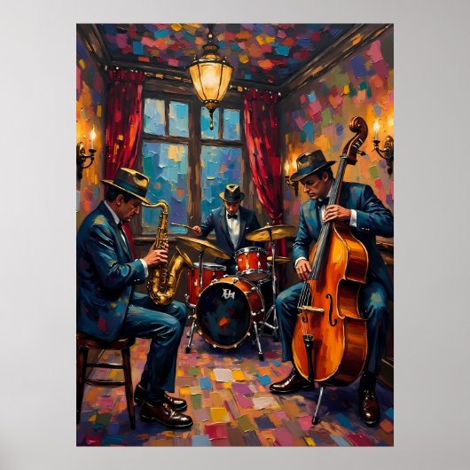 Jazz Band Performance Poster (Vorne)
