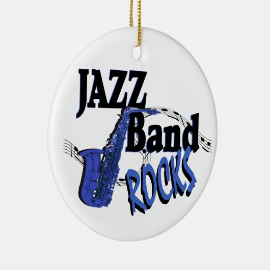 Jazz Band Rocks Keramikornament (Rechts)