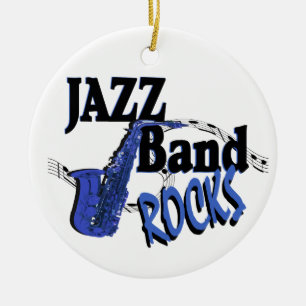 Jazz Band Rocks Keramikornament