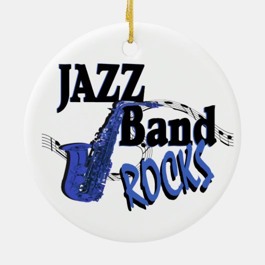 Jazz Band Rocks Keramikornament (Hinten)