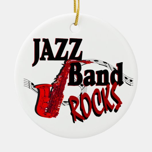 Jazz Band Rocks mit Foto Keramikornament (Vorne)