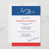 Jazz-Bastille-Tagesam 14. Juli Einladung (Rückseite)