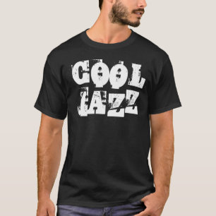 Jazz bedrückte gewagtes Logo-Design. T-Shirt