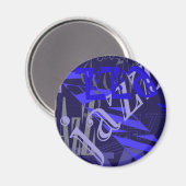 Jazz Blue on Blue Magnet (Vorderseite/Rückseite)
