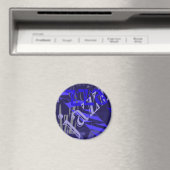 Jazz Blue on Blue Magnet (In Situ (Geschirrspüler))