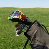 Jazz Blues Golf Headcover (In SItu)