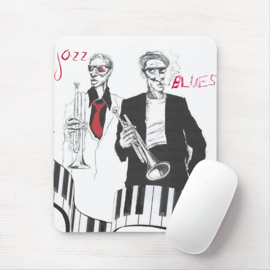 Jazz-Blues Mousepad (Mit Mouse)