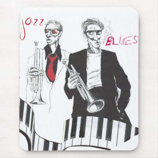 Jazz-Blues Mousepad (Vorne)