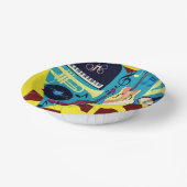 Jazz Blues Pappteller (Gewinkelt)