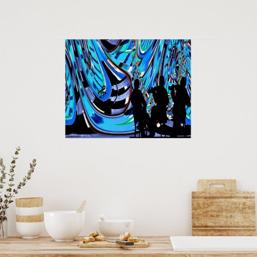 Jazz Blues Poster (Küche)
