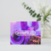 Jazz Blues Thema Retro Party Einladung (Stehend Vorderseite)