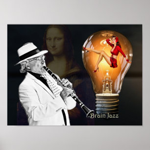 Jazz — Brain Jazz Poster