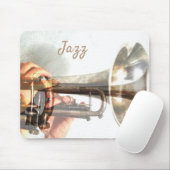 Jazz Brass Trumpet und Flugelhorn Mousepad (Mit Mouse)
