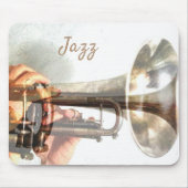 Jazz Brass Trumpet und Flugelhorn Mousepad (Vorne)
