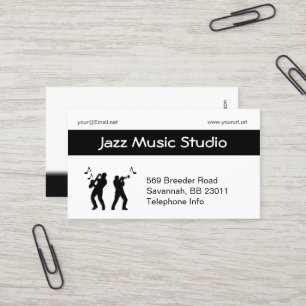 Jazz Business Card Visitenkarte