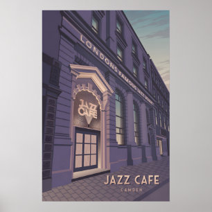 Jazz Cafe Camden London Reiseplakat Poster