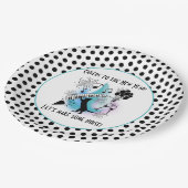 Jazz Cat | Klavier | Feiern zum neuen Jahr Pappteller (Schrägansicht)