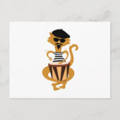 Jazz Cat Postkarte (Vorderseite)
