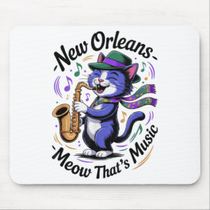 Jazz Cat Saxophon Festival - Martha Argerich Proje Mousepad