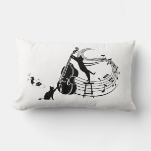 Jazz Cats Double Bass Lendenkissen