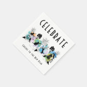 Jazz Cats | Feiern zum neuen Jahr Serviette (Ecke)