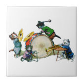 Jazz Cats Fliese (Vorderseite)