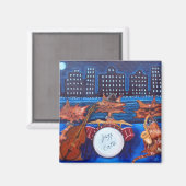 Jazz Cats Magnet (Vorderseite/Rückseite)
