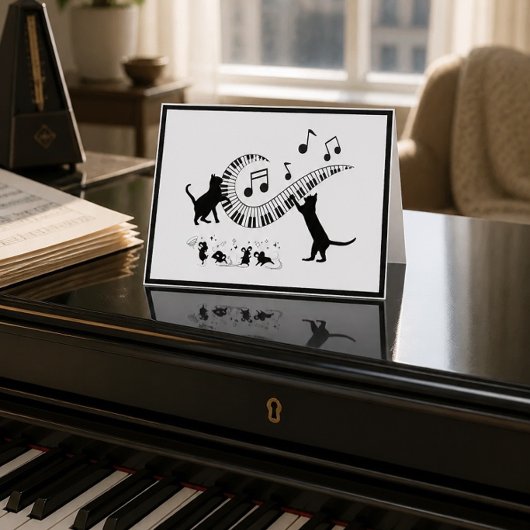 Jazz Cats | Piano-Faltkarte