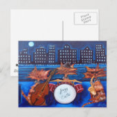 Jazz Cats Post Card Postkarte (Vorne/Hinten)