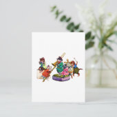 Jazz Cats Postkarte (Stehend Vorderseite)