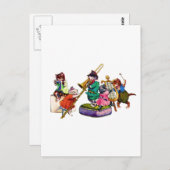 Jazz Cats Postkarte (Vorne/Hinten)