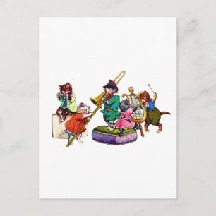 Jazz Cats Postkarte