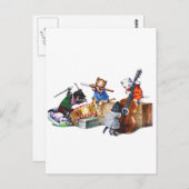 Jazz Cats Postkarte (Vorne/Hinten)