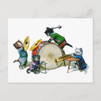 Jazz Cats Postkarte