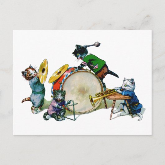 Jazz Cats Postkarte (Vorderseite)