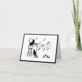 Jazz Cats | Trommel - Klappkarte (Vorderseite)