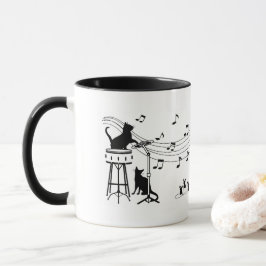 Jazz Cats | Trommel | Tasse des Kaffees