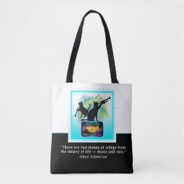 Jazz Cats | Trompete | Schweitzer Quote Tasche